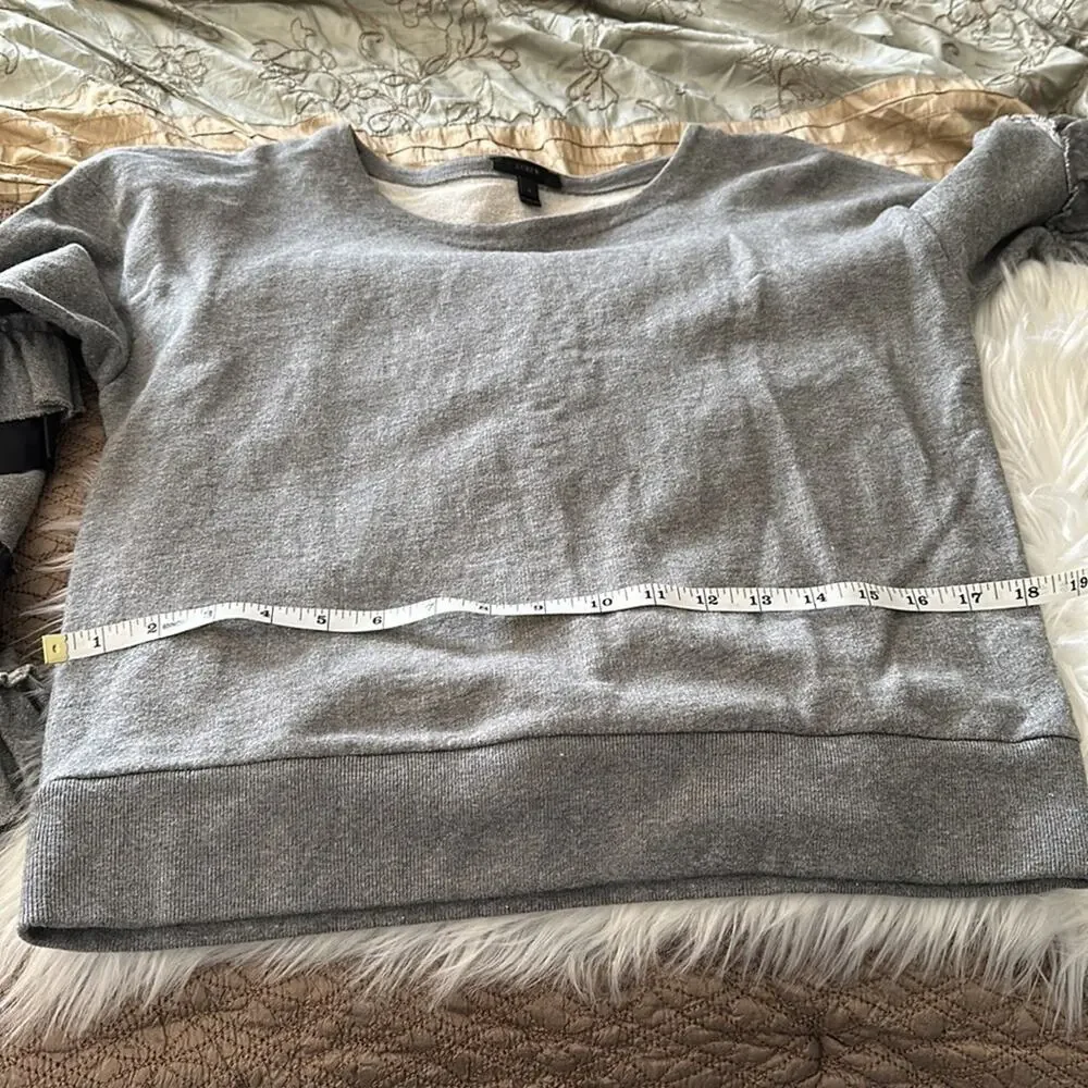 J. Crew | Ruffle Sleeve Long Sleeve top Size S